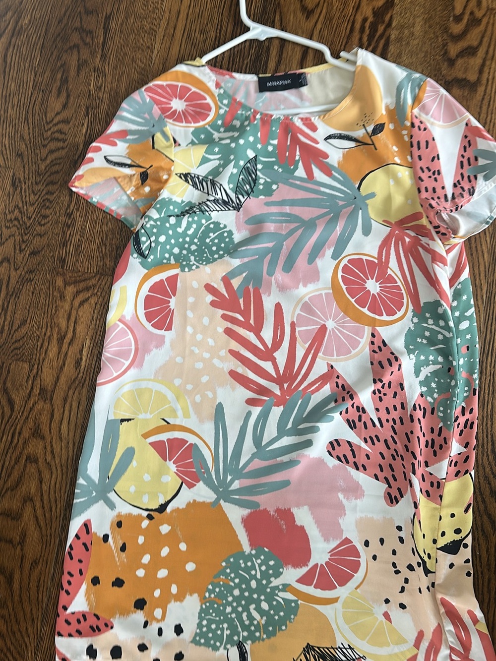 MINKPINK Tropical Citrus Print Mini Dress - Multi